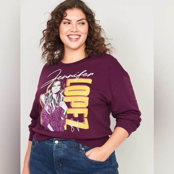 Jennifer Lopez Sweat Shirt Old Navy XXL - Picture 2 of 4